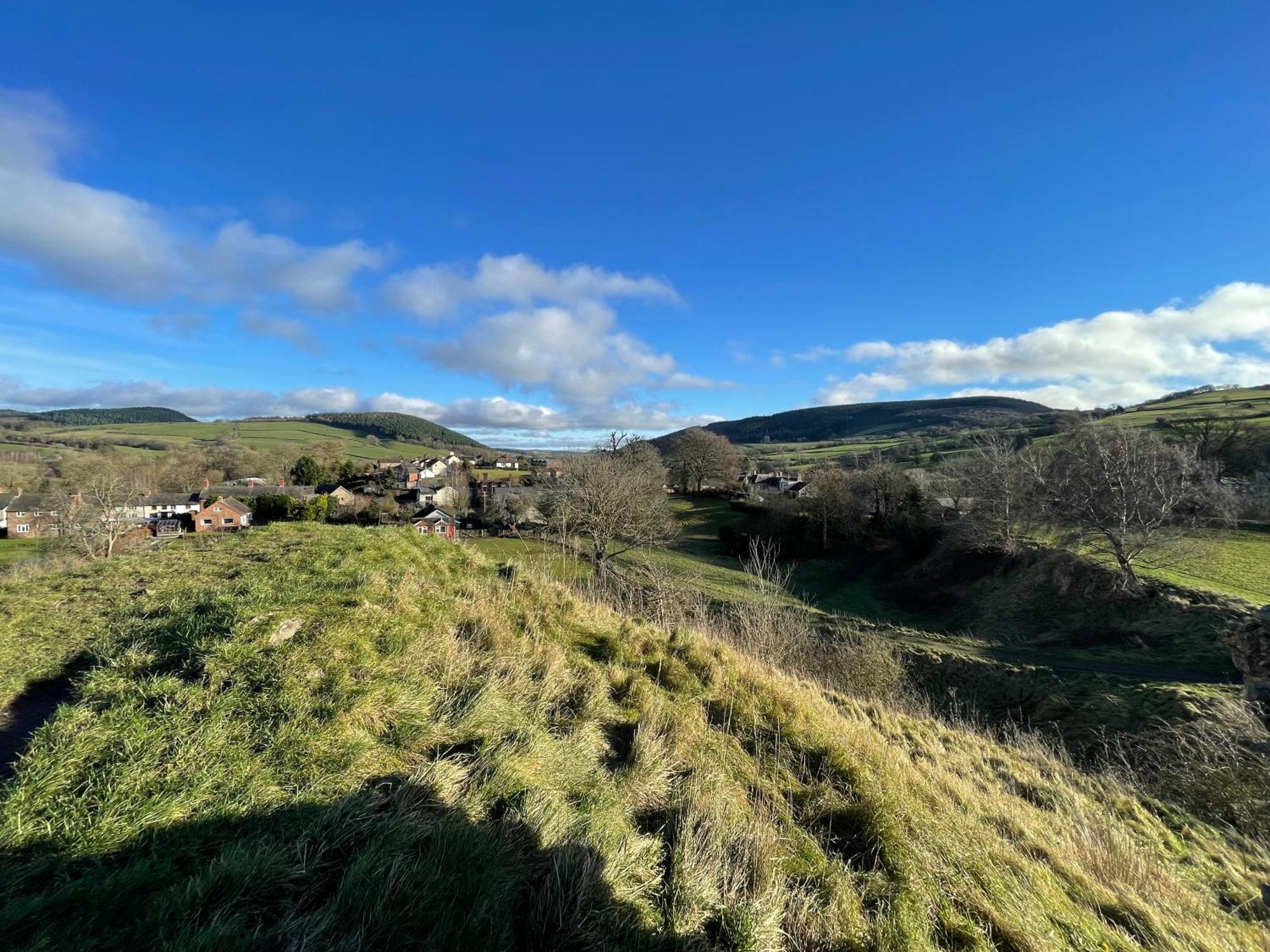 Beech Cottage With Clun Castle View Esterno foto